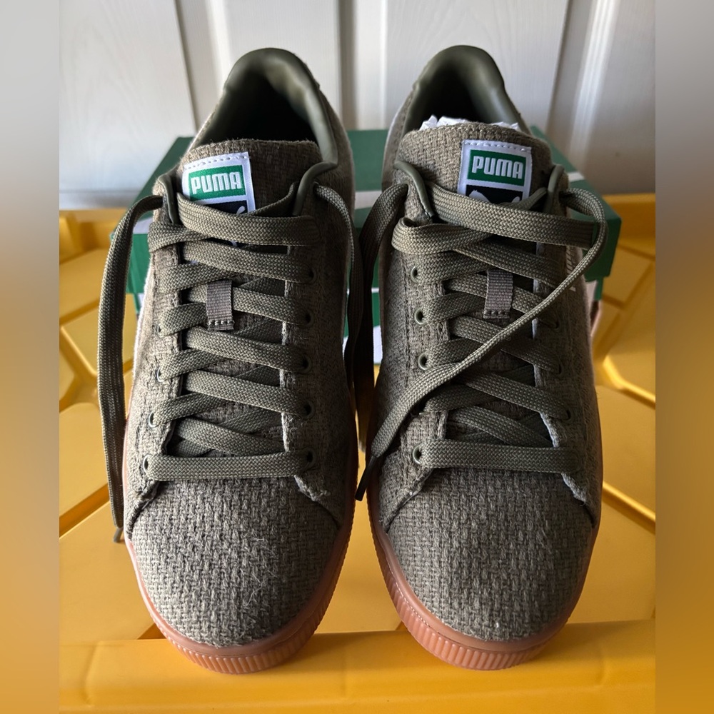 Suede Classic Hemp puma olive-alpine snow-gum sneakers